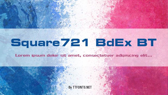Square721 BdEx BT example